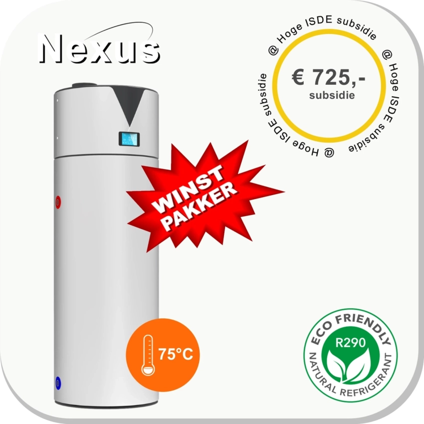 Nexus warmtepompboiler AirExpert R290 - 300L